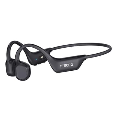 IFECCO Casque Conduction Osseuse Bluetooth 6.0, IP67 Écouteurs à Conduction Osseuse Open Ear Casque de Sport sans Fil avec Micro pour Course à Pied, Sport, Cyclisme, Fitness
