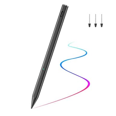 TiMOVO Stylet Magnétique Compatible avec Remarkable Paper Pro/Pro Move avec Gomme, Stylo Numérique avec Sensibilité à la Pression 4096, Inclinaison,Rejet de la Paume et Pointes de Rechange, Noir