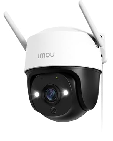 Imou 2K(3MP) 360° Caméra Surveillance WiFi Extérieure, PTZ Caméra IP Exterieur WiFi, Vision Nocturne Couleur 30M, Détection de Personne AI, Suivi Intelligent, Étanche IP66, Audio Bidirectionnel,Sirène