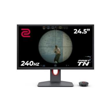 BenQ Zowie XL2540K Écran Gaming, 24 Pouces, 240Hz, TN Rapide, 1080p, HDMI 2.0 X3, DisplayPort, XL Setting to Share, réglage Hauteur Fluide, Progamer Base
