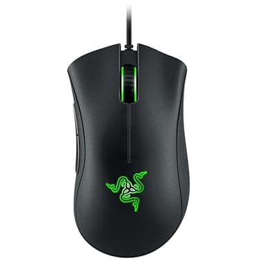 Razer DeathAdder Essential (2021) - Souris Gaming Filaire avec Capteur Optique de 6400 DPI (Design Ergonomique, 5 Boutons Programmables, Jusqu'à 10M de Clics) Noir