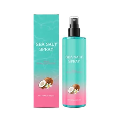 Sea salt spray hair homme,spray eau de mer cheveux,sprays texturisant cheveux,arôme de noix de coco, sprays volumateur à l'eau salée, pour des cheveux ondulés et bouclés sans effort