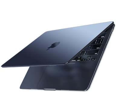 EooCoo Compatible avec Coque MacBook Air 13 Pouces M5 M4 M3 M2 2026 2025 2024 2022 Étui Rigide Mac Book Air 13,6" A3449 A3240 A3113 - Bleu Minuit Mat [Identique à Midnight sur Mac] Moins de Traces