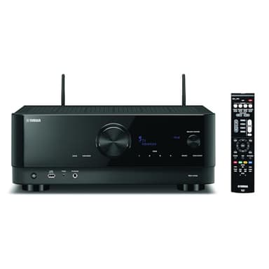 Yamaha RX-V4A, Noir – Amplificateur WiFi avec son Surround MusicCast, Fonctions Gaming et Systèmes Voice Control – Système Home Cinéma 5.2