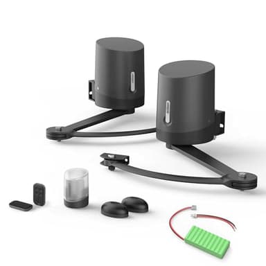 Avidsen - Motorisation connectée à Bras articulés avec Batterie de Secours Portail à battants - Orane Connect