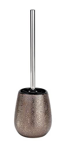 WENKO Brosse WC Marrakesh avec structure brillante Marron