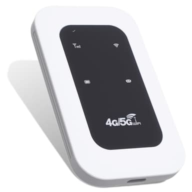 Hotspot WiFi Mobile, Routeur WiFi Portable 4G LTE LTE 300 Mbps avec Emplacement pour Carte SIM, Supporter 10 Appareils, pour Les Campeurs, Les Camping-Cars et Les Voyages