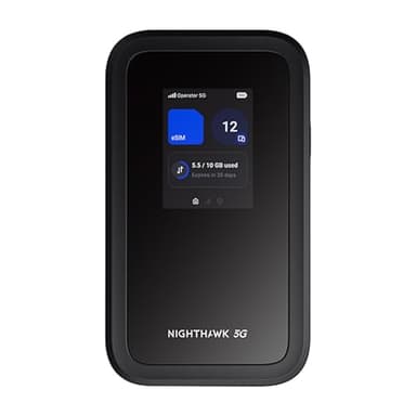 NETGEAR Nighthawk M7 | Routeur WiFi 5G Portable avec eSIM | Hotspot Wi-FI débloqué | Compatible SIM Physique et eSIM Tout opérateur | 5G/4G/LTE | Wi-FI 7 | Jusqu’à 3,6 Gbit/s | MH7150