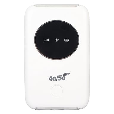 WiFi Mobile Portable, Bandes Réseau 5G WiFi 4G Débloquées Emplacement pour Carte SIM Compact 4G LTE WiFi Portable intégré 3200 MAh pour Les Fêtes pour Les d'affaires