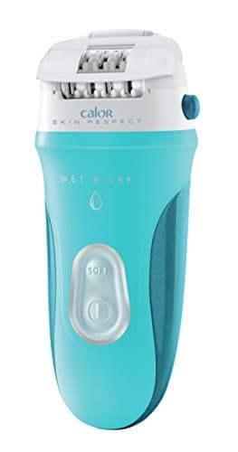 Calor Epilateur Skin Respect, Technologie Skin Respect, Technologie d'épilation perfectionnée Wet&Dry, Autonomie longue durée, 3 accessoires, Fabriqué en France EP8030C0