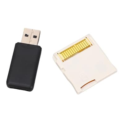 Yosoo Health Gear Carte Flash pour 2DS 3DS, Carte Mémoire Flash de Jeu avec Lecteur de, Compatible avec DSi XL 3DS XL New 2DS, Puce ASIC (White)