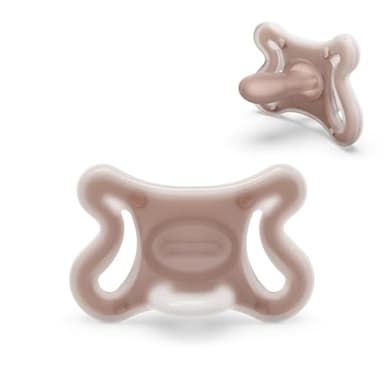 Suavinex, Sucette Zero Zero, avec Tétine Symétrique SX Pro, 0 à 6 mois, Tétine pour Nouveau-nés, convient aux Bébés Allaités, Hypoallergénique, SkinFriendly Silicone, Deep
