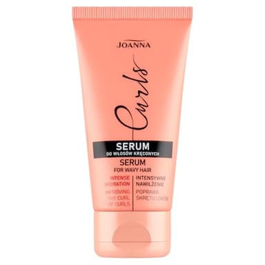 Joanna Sérum pour boucles 50 g - Sérum hydratant pour cheveux - Soin pour boucles naturelles - Soin hydratant pour cheveux ondulés et bouclés - Produits avec des acides aminés de riz pour soin des