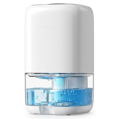 CONOPUPlus Deshumidificateur d air 1000ML, Déshumidificateurs Maison avec LED 7 Colorées, Compact, Silencieux et Efficace pour Petits Espaces,Idéal pour Salle de Bain, Placard