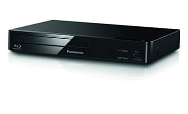 Panasonic DMP-BD84EG-K Lecteur Blu-ray Smart Network 2D Disc/DVD, Apps Internet, Audio Haute-Résolution, HDD Playback Externe, USB, Ethernet, Design Compact, Noir