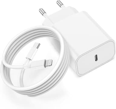 Chargeur Rapide iPhone, certifié Apple MFi 20W Chargeur Rapide avec 2m Câble USB C pour iPhone 14/14Pro/ 13/13 Mini/13 Pro/13 Pro Max/12/12 Mini/12 Pro/12 Max/11/11 Pro/11 Max (1)