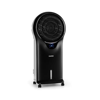 Klarstein Rafraichisseur d'Air Mobile, Refroidisseur d'Air par Evaporation 4-en-1, Mode Nuit Silencieux, Humidificateur, Portable, Ventilateur Glacon 5.5L, 110W, Débit de 1695m³/h, Blanc