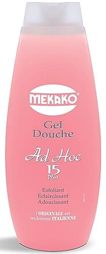Mekako, Gel Douche Exfoliant Eclaircissant Adoucissant, Orchidée, 420 ml