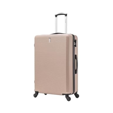 CELIMS - Grande Valise Soute 75 cm 23kg Rigide ABS Légère | Valise XL à roulettes 4 Roues 360° | Bagage Soute Avion 23kg | Valise Grande Taille Voyage | Champagne