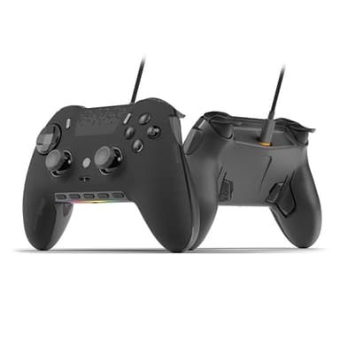 SCUF ENVISION Manette (V2 2025) de Jeu Filaire Pour PC Uniquement – Poucettes Anti-Dérive – Cinq Touches G Amovibles – Palettes Dorsales Amovibles – Noir