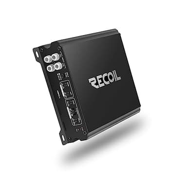 RECOIL DI800.4 Amplificateur Audio de Voiture 4 canaux Classe D Pleine Gamme, 1 500 Watts, Stable 2-4 ohms, Alimentation Mosfet, pontable