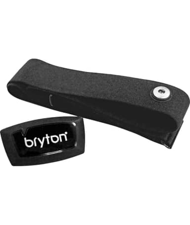 Bryton Capteur Cardio avec Bande Ant+/BLE pour Cyclisme, Transmission Double Bluetooth et Ant+, Compatible avec Ordinateur Portable et Smartphone, Batterie CR2032 remplaçable, IPX7