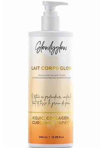 Lait Corps Éclat – Hydratant Unifiant Anti-Taches – Glutathion, Curcuma & Vitamine C – Unifie le Teint et Affine le Grain de Peau – Pour Peaux à Imperfections & Hyperpigmentation – 500 ml
