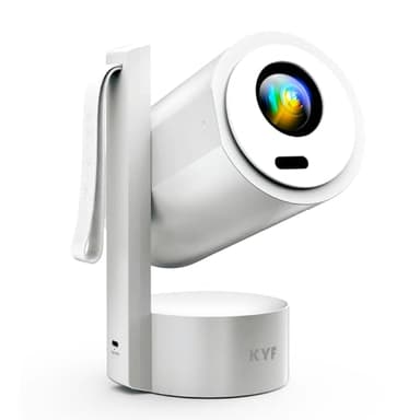 Vidéoprojecteur Ultra HD 4K Android 13 avec Batterie 5000mAh KYF, 4K, Portable avec Batterie 5000mAh, 220 ANSI Lumens, Wi-FI/Bluetooth