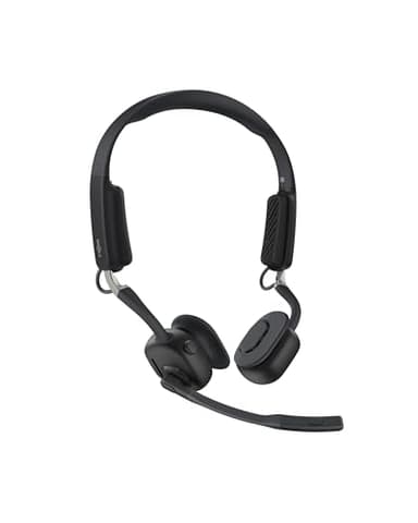 SHOKZ Casque à conduction osseuse OpenMeet, casque Bluetooth ouvert avec double micro antibruit, écouteurs sans fil pour travail, appels, réunions, Bluetooth 5.4, autonomie de 15 heures, charge rapide