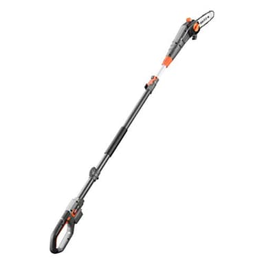 FUXTEC Élagueuse sur perche à batterie 20V FX-E1HE20 Sans Batterie Ni Chargeur Scie à Branche Télescopique Avec Manche Télescopique Extensible - 70 à 260 cm