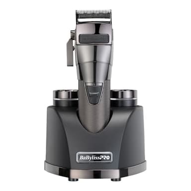 Babyliss Pro Snap FX Tondeuse à cheveux, Tondeuse à cheveux professionnelle, Double batterie, Lames DLC, Sans fil pour salon, barbier et usage domestique