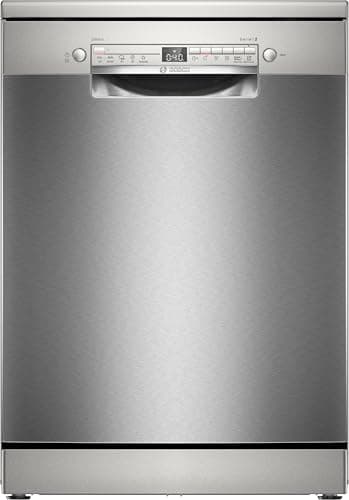 Bosch SMS2HVI02E, Série 2, Lave-vaisselle 60 cm, Pose libre, Acier brossé anti-traces
