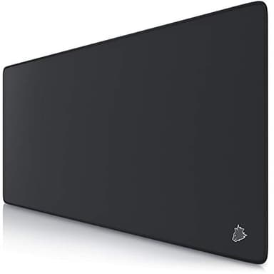 CSL-Computer - Tapis de souris XXL Speed Gaming Titanwolf noir 900 x 400 mm - Grande base de table - Améliore la précision et la vitesse, 23032532, Type 1