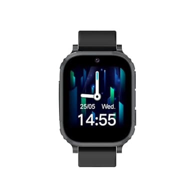 ELEJAFE 4G Montre Connectée Enfant avec GPS et Téléphone,IP68 Montre GPS Enfant Fille Garçon avec SOS, WiFi, Appels/Vidéo/Chat Vocal,IP68 Étanche Jeux Réveil Mode Classe,Smartwatch Cadeau (Noir clair)