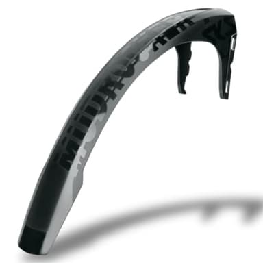 SKS GERMANY MUDROCKER REAR Garde-boue arrière pour VTT (s'adapte aussi aux béquilles Vario, prolongateur et extension emboîtables, en plastique haute performance renforcé de fibres de verre), noir