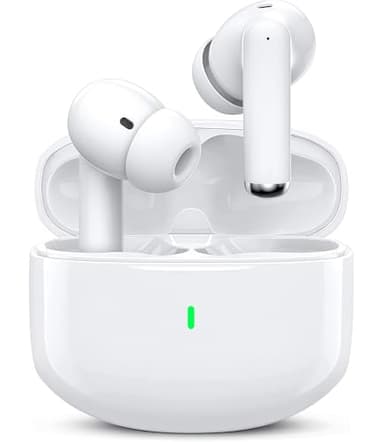 Ecouteurs Bluetooth sans Fil, Oreillette Bluetooth 5.3 Ecouteurs avec 4 ENC Réduction Mic, 46H Récréation Hi-FI Son Stéréo Écouteurs, IP7 Etanche Contrôle Tactile Casque pour iPhone Android Galaxy