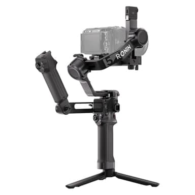 Bundle DJI RS 5, stabilisateur de nacelle pour caméra Canon/Sony/Panasonic/Nikon/Fujifilm, Suivi Intelligent, poignée de Mallette électronique, molettes de réglage précis, Nouvel indicateur d’axe Z
