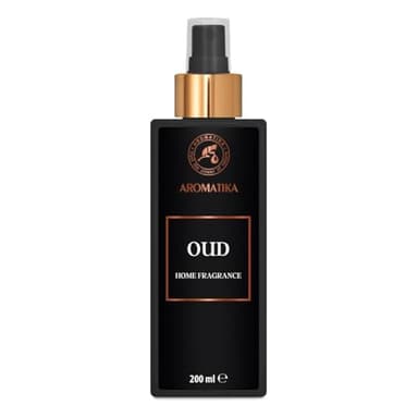 Aroma Spray Oud 200 ml – Brume d'Ambiance Parfumée – Désodorisant & Parfum de Linge – Spray d'Intérieur Maison