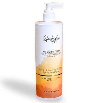 Lait Corps Éclat – Hydratant Unifiant Anti-Taches – Glutathion, Curcuma & Vitamine C – Unifie le Teint et Affine le Grain de Peau – Pour Peaux à Imperfections & Hyperpigmentation – 500 ml