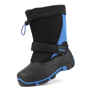 riemot Enfant Bottes de Neige Garçon Fille Imperméable Chaussures d'hiver Chaudes Antidérapantes Bottes Bottines de Randonnée Boots de Trekking Outdoor,Bleu,36 EU