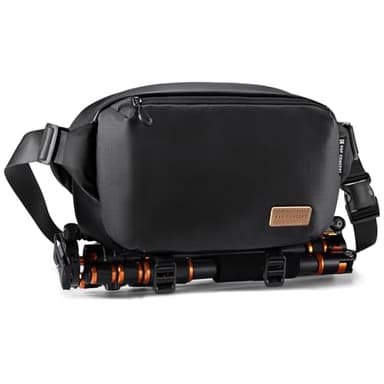 K&F CONCEPT Sac à Dos pour Appareil Photo Sac à bandoulière Sac carré Sacs de Photographe Étui rectangulaire pour Appareil Photo Compatible avec Canon/Nikon/Sony Sac à Dos