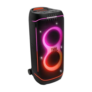 JBL PartyBox 720, Enceinte de fête Bluetooth sans Fil avec lumière d'ambiance Dynamique, 15 Heures d’autonomie, étanchéité IPX4, JBL Pro Sound et Connexion Multi-Enceintes Auracast, Noire