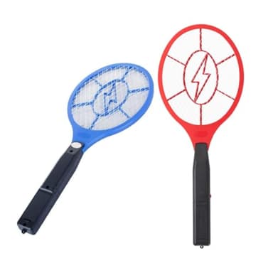 PARENCE.- Lot de 2 Raquettes Electriques Anti Insectes - Piles AA (Non incluses)