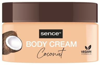 Lait pour le corps à la noix de coco végétalien - Soin hydratant pour la peau et le corps - Pour homme et femme - Crème pour le corps à la noix de coco - Sence Beauty et cosmétique (1 × 200 ml)