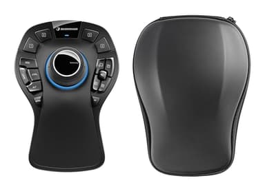 3Dconnexion SpaceMouse Pro Wireless (Bluetooth Edition, Souris 3D, sans Fil, Noir)