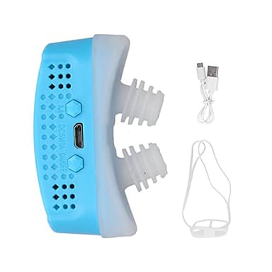 Natudeco Dispositif Anti-ronflement Arrêt De Ronflement Automatique Machine De Ronflement Anti Ronflement Efficace Puissant électrique pour Les Ronfleurs Lourds Un Meilleur Sommeil(Bleu)