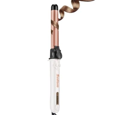 Scdom Bigoudi Automatique, 5 Réglages de Chaleur Cordon d'alimentation Rotatif à 360° Fer à Friser Automatique, Bigoudi à Rotation Automatique Fonction de Réinitialisation Automatique (26 mm)