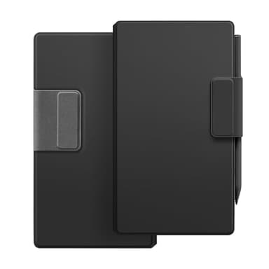 Étui pour Remarkable Paper Pro Move, Folio Cuir Premium, Porte-Stylo Rabattable, Veille/réveil Auto, Doublure Microfibre, Design Rabat, Aimant Puissant (Noir Cuir)