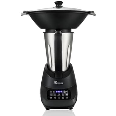 STARLYF Chef Tony Robot Cuiseur Multifonction 500W – 10 Vitesses 22 000 RPM, Bol Inox 1,7L, Température 0–100°C, Hacheur, Mixeur, Cuisson & Vapeur, Robot de Cuisine Polyvalent