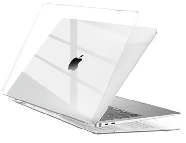 EooCoo Coque Compatible avec MacBook Air M1 13 Pouces 2020 2019 2018 A2337 A2179 A1932 Mac Book Air 13,3″ avec Touch ID, Case Ultra-Fine Protection en Coque Rigide -Transparent Cristal Clair